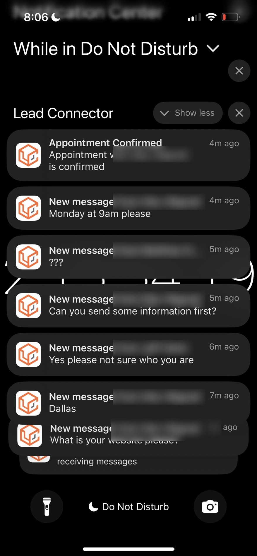 Appointment confirmed feed